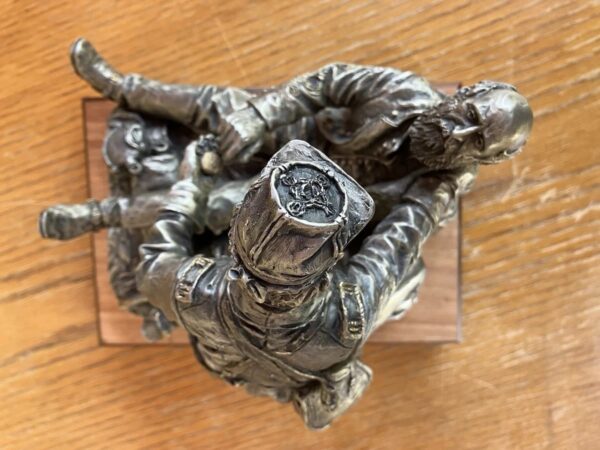 Ron Tunison "Friend to Friend" Civil War Gettysburg Masonic Sculpture Pewter LTD