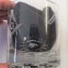 Masonic Symbol Whiskey Glass
