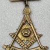 Antique Masonic Past Masters Pin 1916 1917 Dewitt Nebraska Lodge 111 Masons