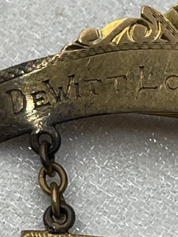 Antique Masonic Past Masters Pin 1916 1917 Dewitt Nebraska Lodge 111 Masons