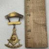 Antique Masonic Past Masters Pin 1916 1917 Dewitt Nebraska Lodge 111 Masons