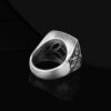 Mens Masonic 925 Sterling Silver Ring For Men, Master Mason Jewelry, Freemason Jewelry, Masonry Signet Ring, Masonic Handmade Rings for Man