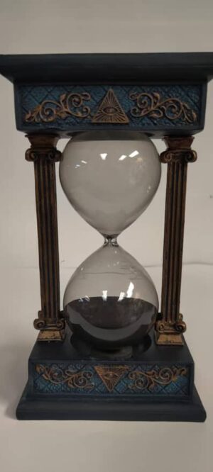 Unique Art Hand Carved Masonic Sand timer Home Decoration