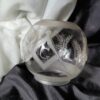 Rare Antique Masonic Cut Glass Globe Lamp Light Shade Freemasons Memorabilia Collectible Art Decor