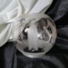 Rare Antique Masonic Cut Glass Globe Lamp Light Shade Freemasons Memorabilia Collectible Art Decor