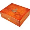 Hillwood Rosewood Masonic Gents Valet Box with Lock.