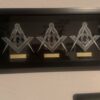 Masonic Square & campass Shadow Box