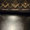 Masonic Square & campass Shadow Box