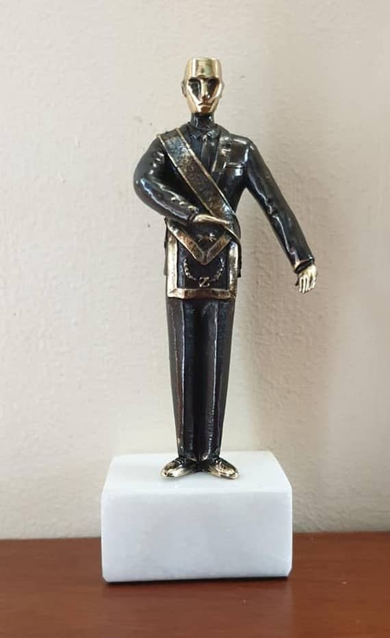 Masonic statue