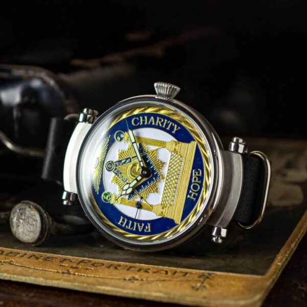 VINTAGE WATCH 1980s Masonic watch