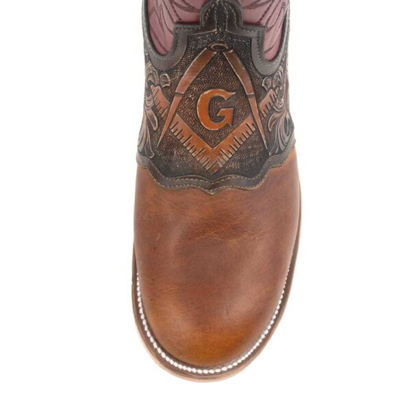 ANDERSON BEAN MEN'S FREEMASON ROUND TOE BOOT - TESKEY'S EXCLUSIVE - FINAL SALE