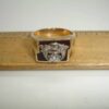 Antique 10K Gold Shriner 32nd degree Masonic diamond cluster 10.5 RING Sword 13g