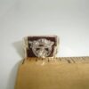 Antique 10K Gold Shriner 32nd degree Masonic diamond cluster 10.5 RING Sword 13g
