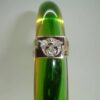 Antique 10K Gold Shriner 32nd degree Masonic diamond cluster 10.5 RING Sword 13g