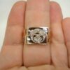 Antique 10K Gold Shriner 32nd degree Masonic diamond cluster 10.5 RING Sword 13g