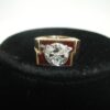 Antique 10K Gold Shriner 32nd degree Masonic diamond cluster 10.5 RING Sword 13g