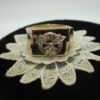 Antique 10K Gold Shriner 32nd degree Masonic diamond cluster 10.5 RING Sword 13g