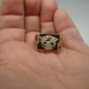 Antique 10K Gold Shriner 32nd degree Masonic diamond cluster 10.5 RING Sword 13g