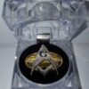 Limited Edition Sterling Silver Star Trek Freemason Badge in Crystal-Clear Display Case - 2" Emblem
