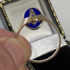 Superb heavy 9ct gold masonic freemason enamel swivel flip ring.