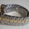 MEN'S GOLD FINISH STRETCH BAND MASON BLACK DIAL FASHION DRESSY CASUAL WATCH